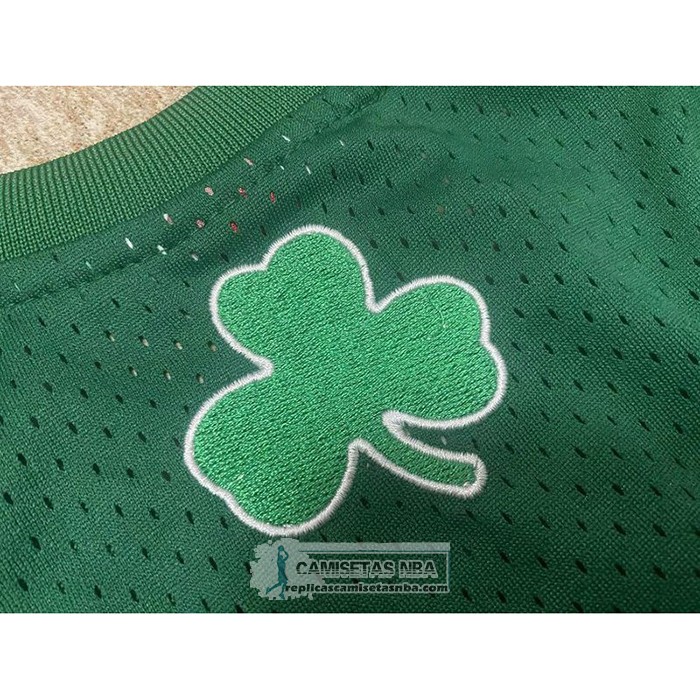 Camiseta Boston Celtics Kevin Garnett NO 5 Mitchell & Ness 2012 Verde